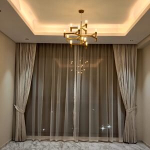 Plain Blackout Curtains - Minimalist and Practical | Ward Al Sham