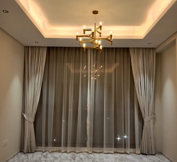 Plain Blackout Curtains - Minimalist and Practical | Ward Al Sham