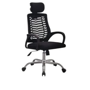 HIGH BACK OFFICE CHAIR COLOR : BLACK
