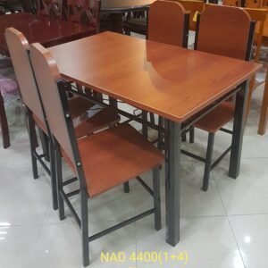 4 seater dining steal set