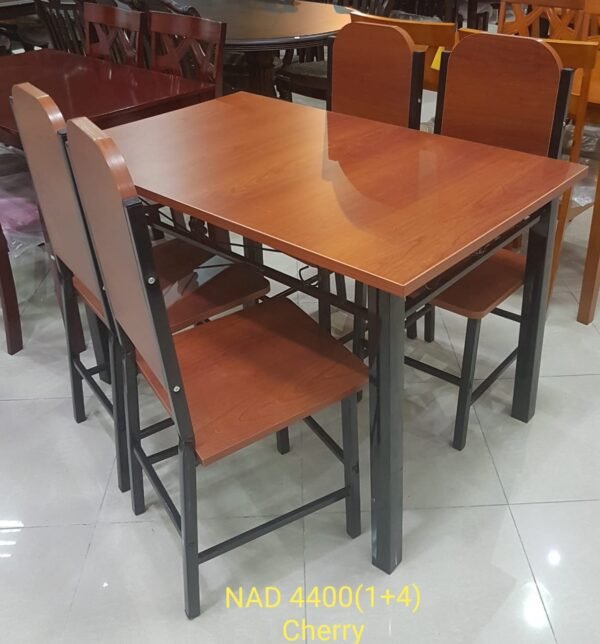 4 seater dining steal set